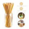 China Organic Wheat Stem Paper Straws Recyclable Compostable CE Certificated factory