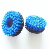 Quality Bathroom Floor Carpet Rotating Electric Drill Cleaning Brush 2inch Blue Bristle for sale