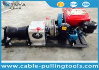 China Portable 1T Diesel Engine Electrical Wire Pulling Tools With Dyneema Rope factory