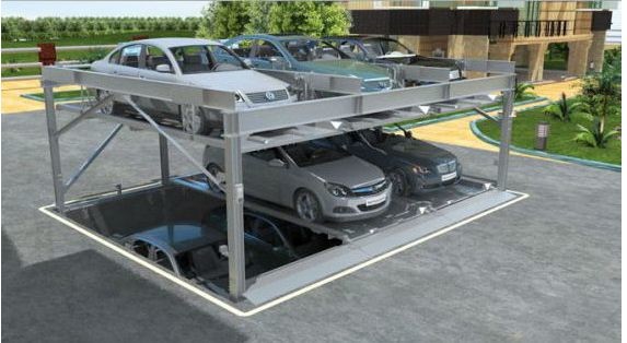 Quality Sensor Hydraulic Car Parking System 12m/Min Triple Stack  Automated Garage for sale