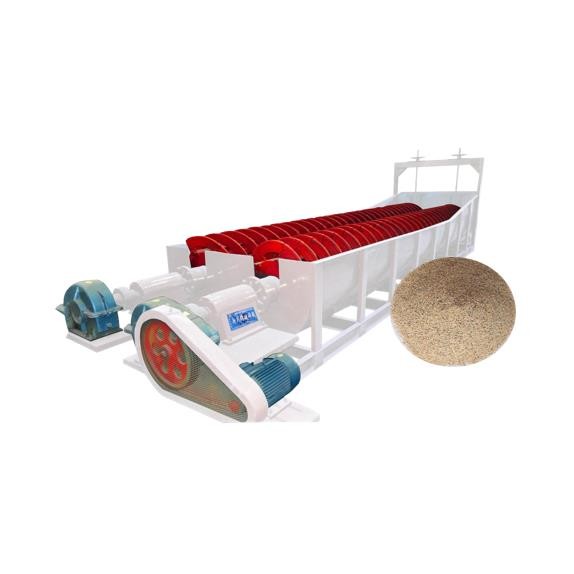China AC Motor Spiral Sand Washing Machine Sand Cleaning Equipment factory