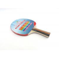 China Professional Table Tennis Rackets Poplar Plywood Color  Long Handle Sponge With Bag factory