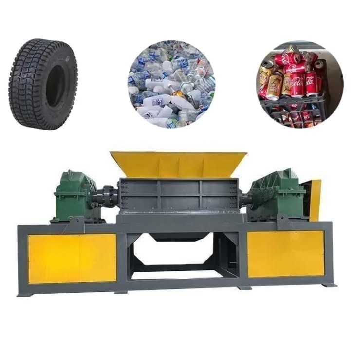 China Double Shaft Plastic Scrap Shredder Motorcycle Tire Shredder Machine factory