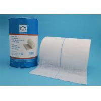Quality Pure White Color Medical Cotton Gauze 25m / 50m Size For Wound Dressing for sale
