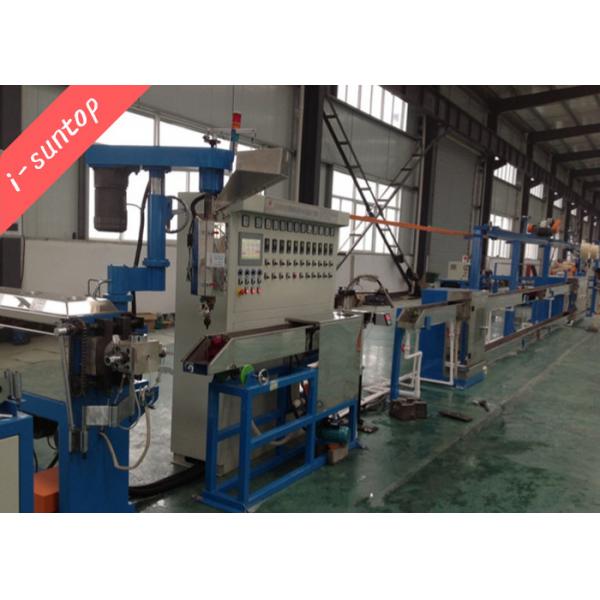 Quality Single Layer 80kg/H Electric Cable Making Machine , 20HP Cable Extruder for sale