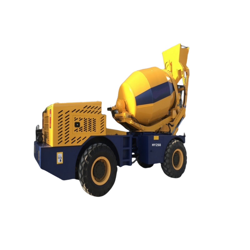 China HY-260 Self Loading Concrete Mixer 2.5 Cubic With Yunnei 76kw Engine factory