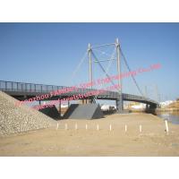 China Concrete Deck Steel Truss Suspension Bridge Cable Stayed With Rock Anchor Pedestrians Vehicle Dual Support factory