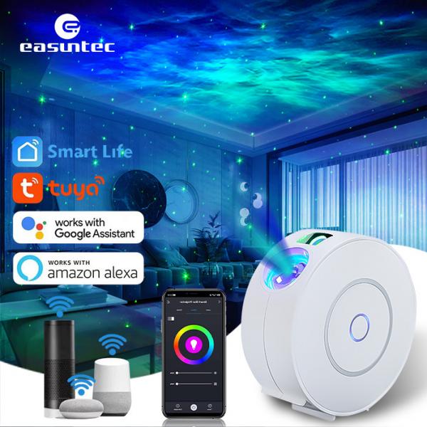 Quality Bedroom Smart Galaxy Light Projector , Flexible Timing Galaxy Projector Google Home for sale