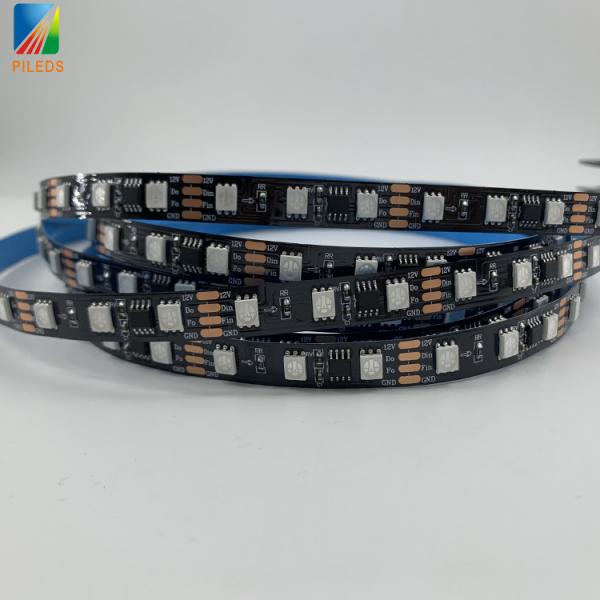 Quality 5050 Rgb Individually Addressable LED Strip Ws2815 Dual Signal for sale