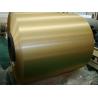 China Brush Finish Gold Color Coated Aluminum Coil With High Corrosion Resistance factory