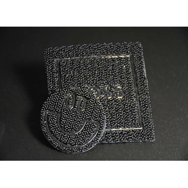 Quality Customised Velcro embossed clothing labels Glossy / Matt Tpu Logo for sale