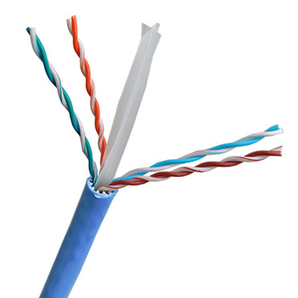 Quality PVC Insulation Cat6a Lan Cable 500Mhz TIA568 C.2 Copper CCA Conductor Blue for sale