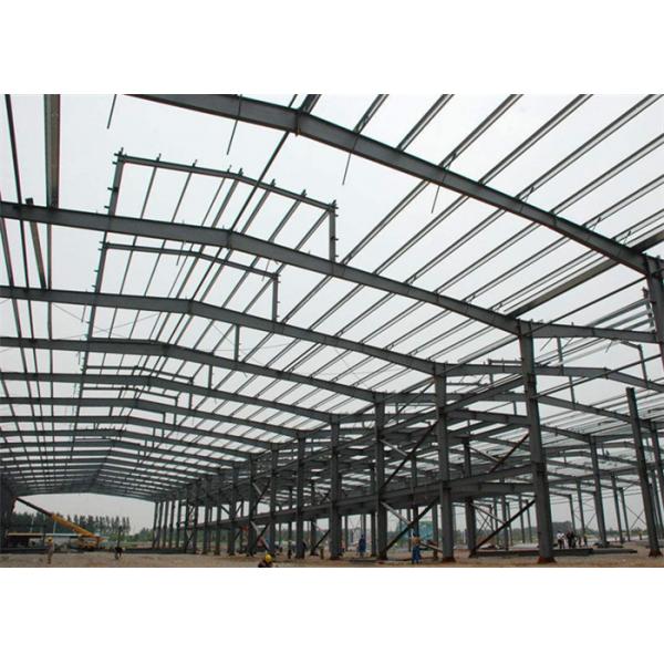 Quality Lightweight Steel Frame Construction , Free Designs Prefabricated Metal Buildings for sale