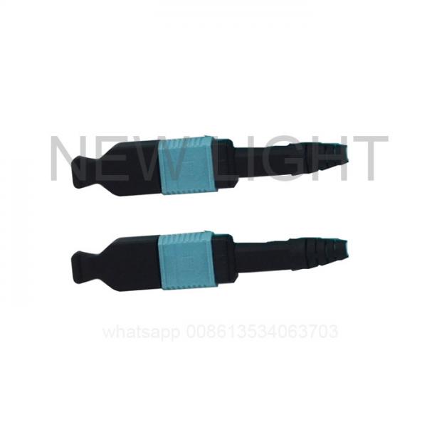 Quality 12 MTP Fiber Cable , Multimode OM1 OM2 OM3 OM4 OS2 MPO - MPO Connectors for sale