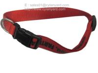 China Heavy duty Nylon dog collar and leash, Printed Nylon Dog Collars factory