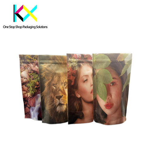 Quality Customization Kraft Paper Packaging Bags CTP Printing Kraft Paper Pouch Packaging for sale