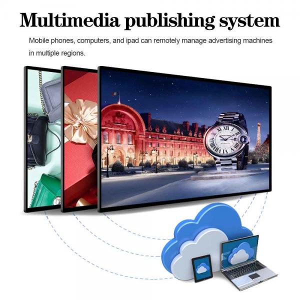 Quality Free CMS LCD advertising player Smart Digital Picture Frame android wall mount for sale
