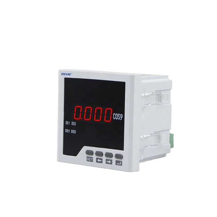 China 2019 Newest High Quality Size 96*96mm Digital Single Phase Power Factor Meter in Cos Power Meters RH-H31 factory