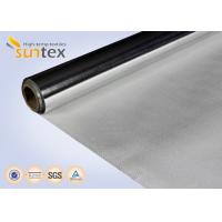 China Fireproof 140C Aluminum Foil Fiberglass Cloth 0.2mm for Welding Fire Blanket factory