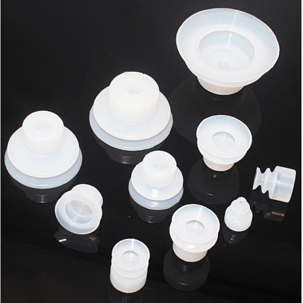 Quality White Color Rubber Silicone Vacuum Suction Cup For Industry Electronics for sale