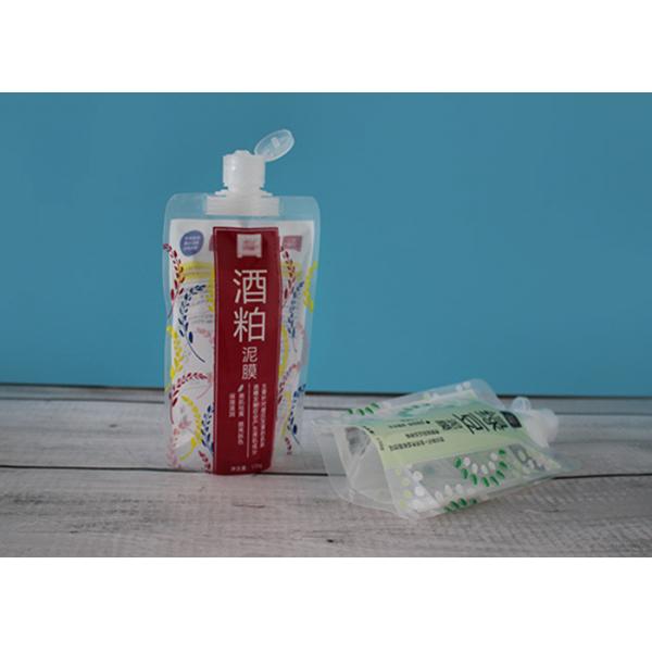 Quality Spout Bags Sealing Top With Flip Top Lids Packing Cosmetic Cream for sale