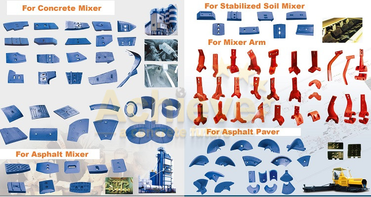 SICOMA BHS TEKA LIEBHERR ZOOMLION SANY concrete mixer wear parts MAO2000 wear-resistant Middle mix arm