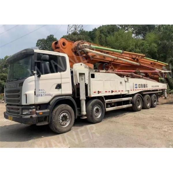 Quality 63m Used Concrete Pump Truck Zoomlion 5 Axle 2013 Manufacture for sale