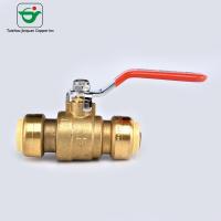Quality 3/4"X3/4'' Chrome Plated Forged Brass Ball Valves For Water for sale