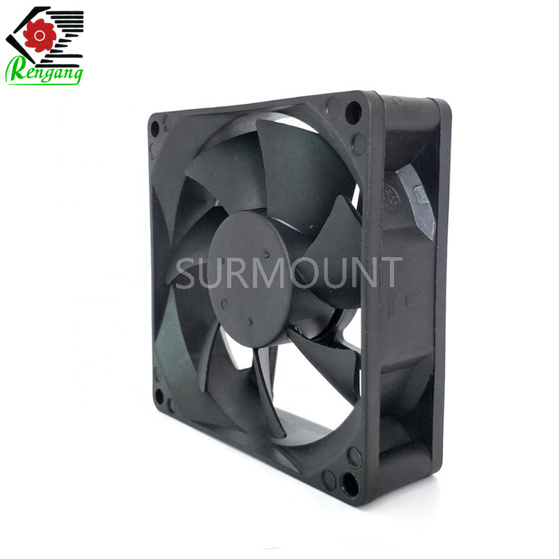 China 3500 RPM Computer Cabinet Cooling Fan , 80x80x25mm Fan Free Standing for sale