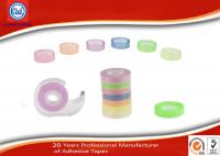 China 20m Length Colorful BOPP Stationery Tape With Plastic Core OEM factory