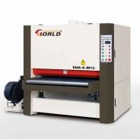 China 1220 mm Width Plywood Particle Board ABS Plastic Marble Stone 3 Heads Wide Belt Calibration Sander Machine BSGR-R-RP13 factory
