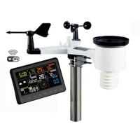 China Wireless Wifi Automatic Weather Station with 868 MHz Frequency and Rain Volume Display factory