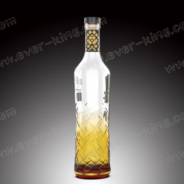 Quality SGS Luxury Liquors Frosting Vodka Glass Bottle for sale