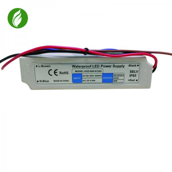 Quality Anticorrosive 60W Strip Light LED Driver 5 AMP IP67 Waterproof Anti Insulation for sale