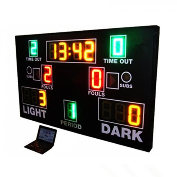 Quality 8'' 200mm Multi Sport Scoreboard , Basketball Digital Scoreboard Easy Install for sale