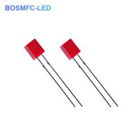 Quality 0.06W Practical Red Light Diode , Multifunctional Flat Top LED 5x5x7mm for sale