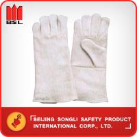 China SLG-402G cow split leather welding gloves factory