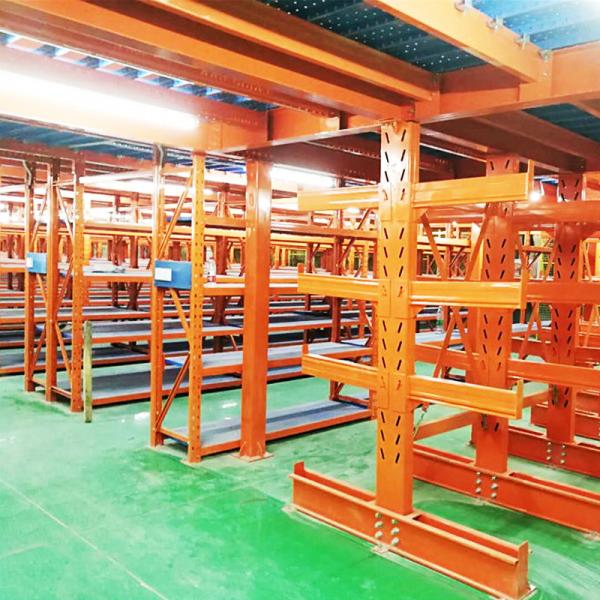 Quality Cantilever Rack For Long Products Cantilevered Mezzanine Rack Warehouse Storage for sale