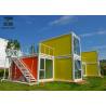 China Art Decorative Prefabricated Container House , Vacation Prefab Sea Container Homes factory