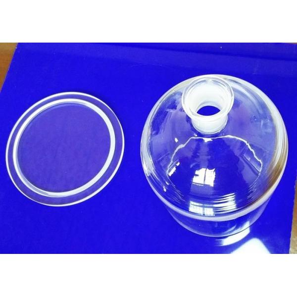 Quality Flask Combustion Boat Science Lab Glassware Transparent Fused Quartz for sale