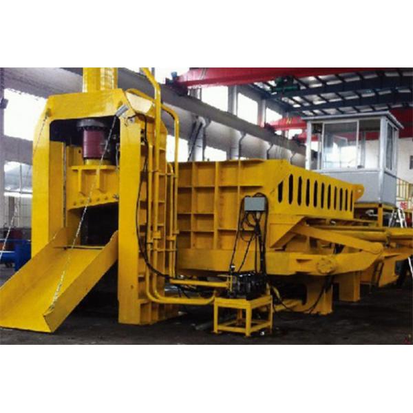 Quality 37KW * 2 Gantry Shear / Scrap Car Baler For Cutting Section Bars 8 - 13 Tons / HR for sale