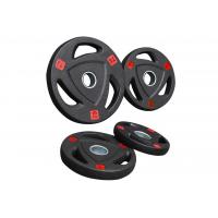 Quality Rubber Coated 5cm Hole Fitness Weight Plates Standard Size For Gym Exercise for sale