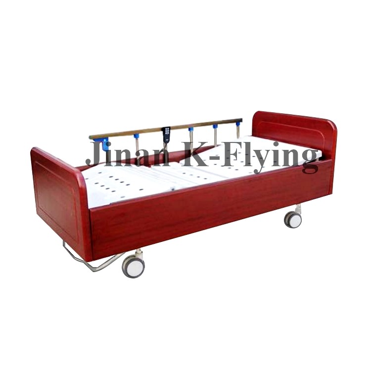 China L2180mm Solid Wood Electric Nursing Bed For Home Care for sale
