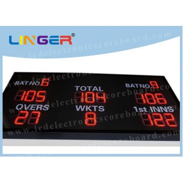 Quality 8'' 200mm Height Cricket Digital Score Display Board With PVC Controller Box for sale