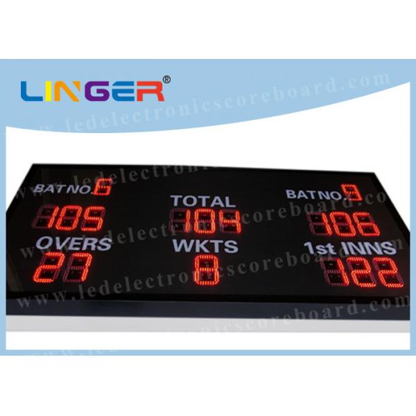 Quality 8'' 200mm Height Cricket Digital Score Display Board With PVC Controller Box for sale