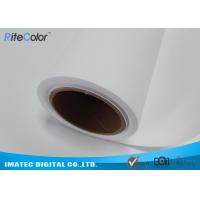 China Waterproof Matte Polyester Solvent Canvas Rolls For Roland / Mimaki / Mutoh Printers factory