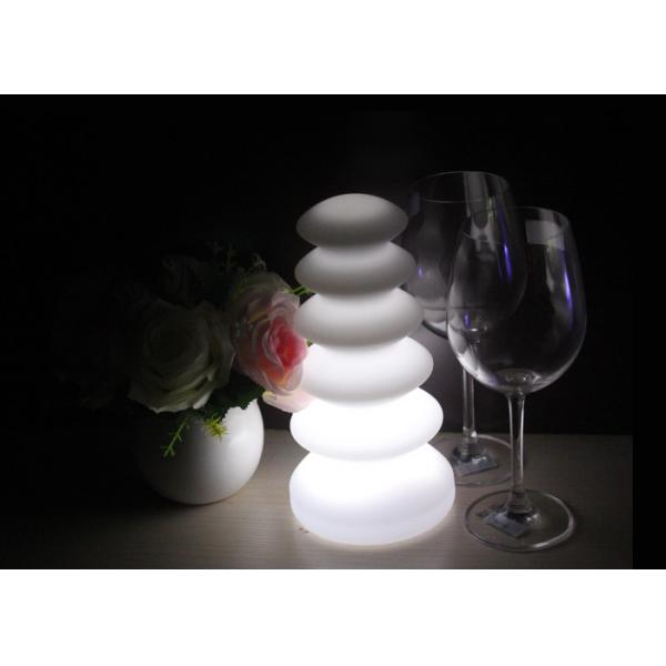 Quality Tower Design LED Decorative Table Lamps PE Plastic Material With Touch Sensor Control for sale