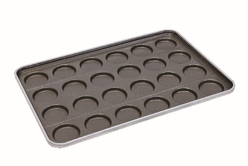 Quality 24 Cavity PTFE 600x400x35mm Hamburger Bun Tray for sale