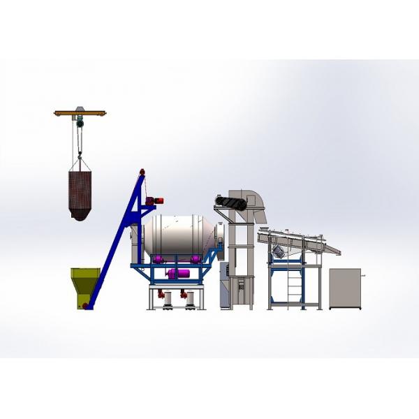 Quality 1 Ton / Hour Washing Powder Production Line , Detergent Powder Mixing Machine for sale