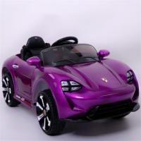 China Rechargeable Black color Kids Toy car 6V4ah*2 Electric Ride On Car factory